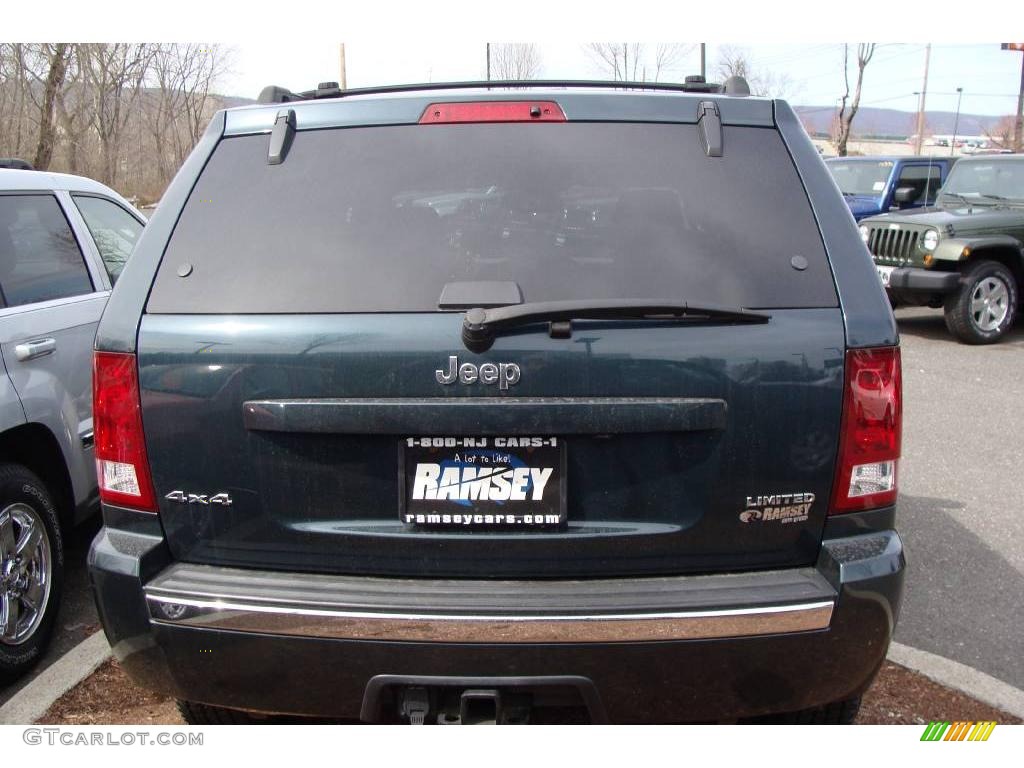 2005 Grand Cherokee Limited 4x4 - Deep Beryl Green Pearl / Khaki photo #5