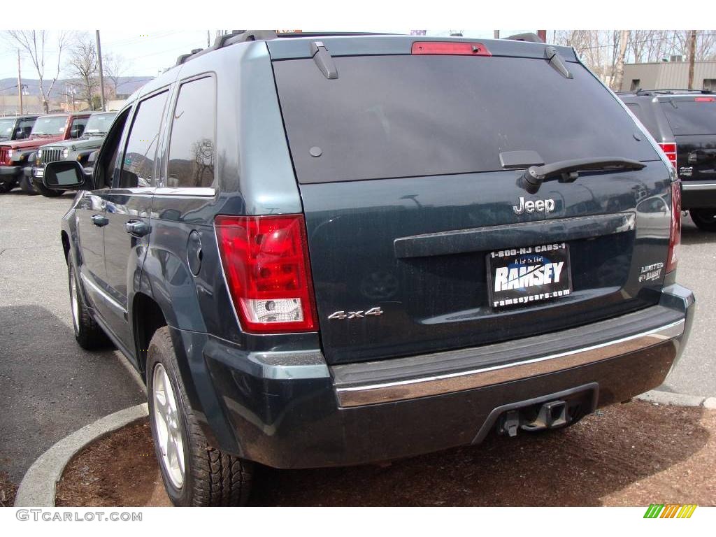 2005 Grand Cherokee Limited 4x4 - Deep Beryl Green Pearl / Khaki photo #6