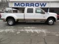 2013 Oxford White Ford F350 Super Duty Lariat Crew Cab 4x4 Dually  photo #1