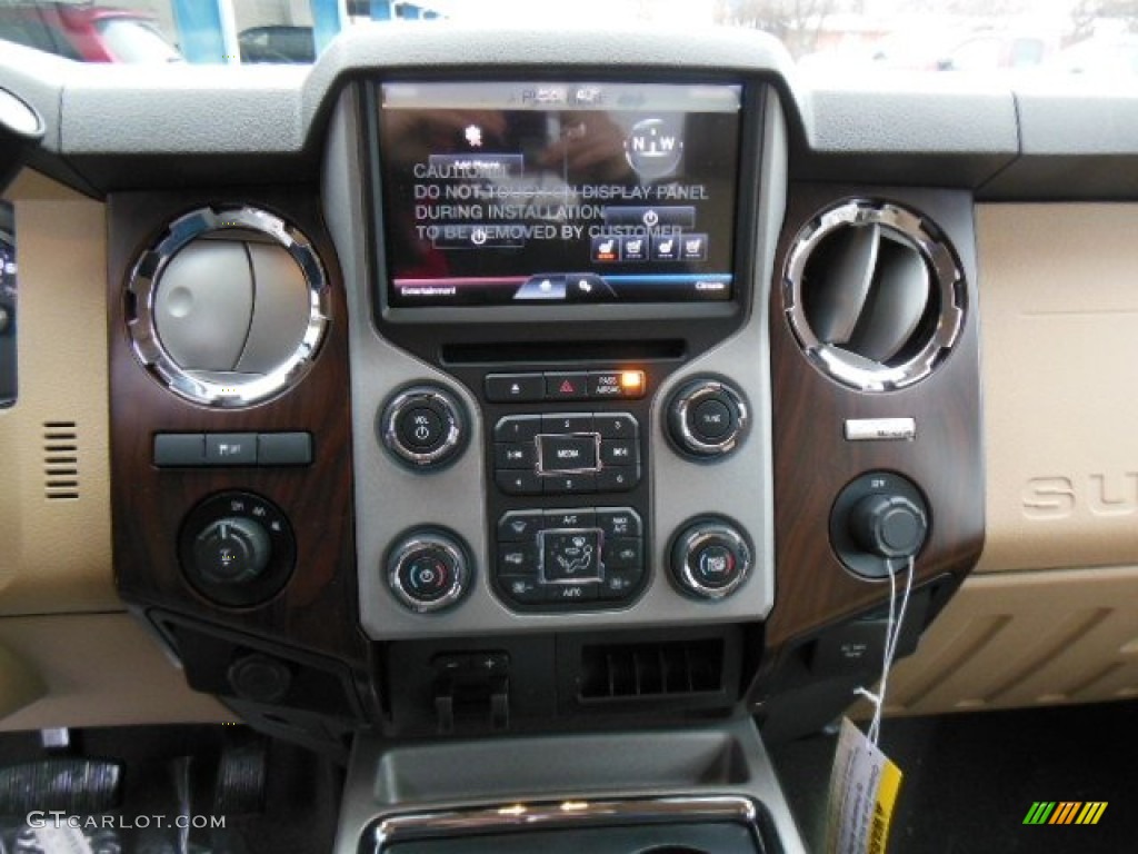 2013 Ford F250 Super Duty Lariat SuperCab 4x4 Controls Photo #76476029