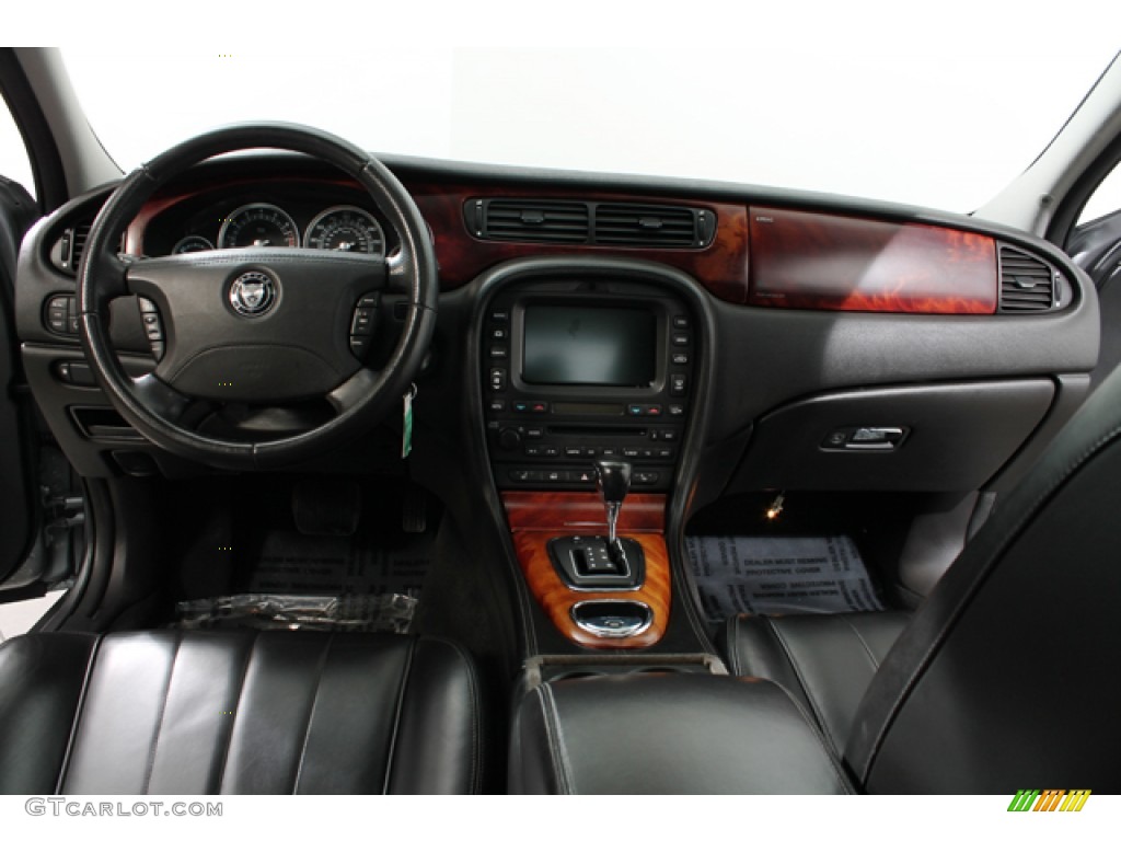 2008 Jaguar S-Type 4.2 Charcoal Dashboard Photo #76476101