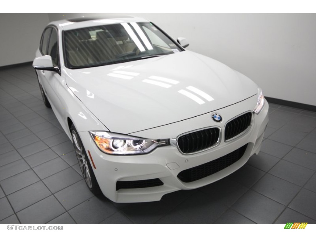 2013 3 Series 335i Sedan - Alpine White / Venetian Beige photo #5