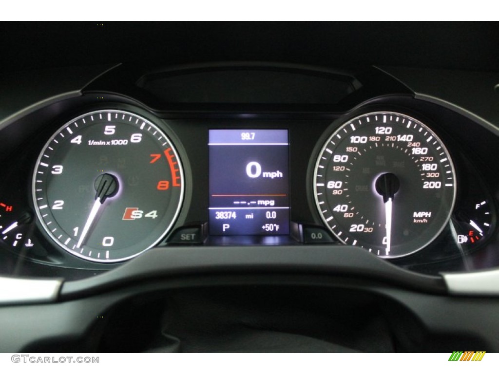 2010 Audi S4 3.0 quattro Sedan Gauges Photo #76477085