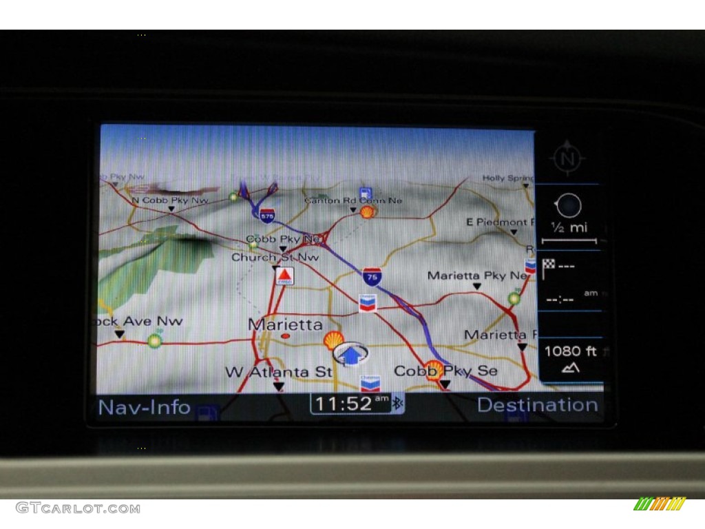 2010 Audi S4 3.0 quattro Sedan Navigation Photo #76477119