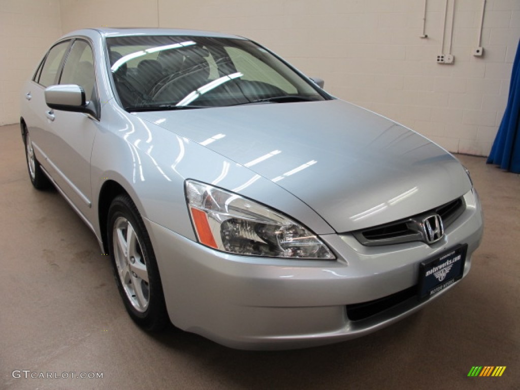 2003 Accord EX-L Sedan - Satin Silver Metallic / Black photo #1