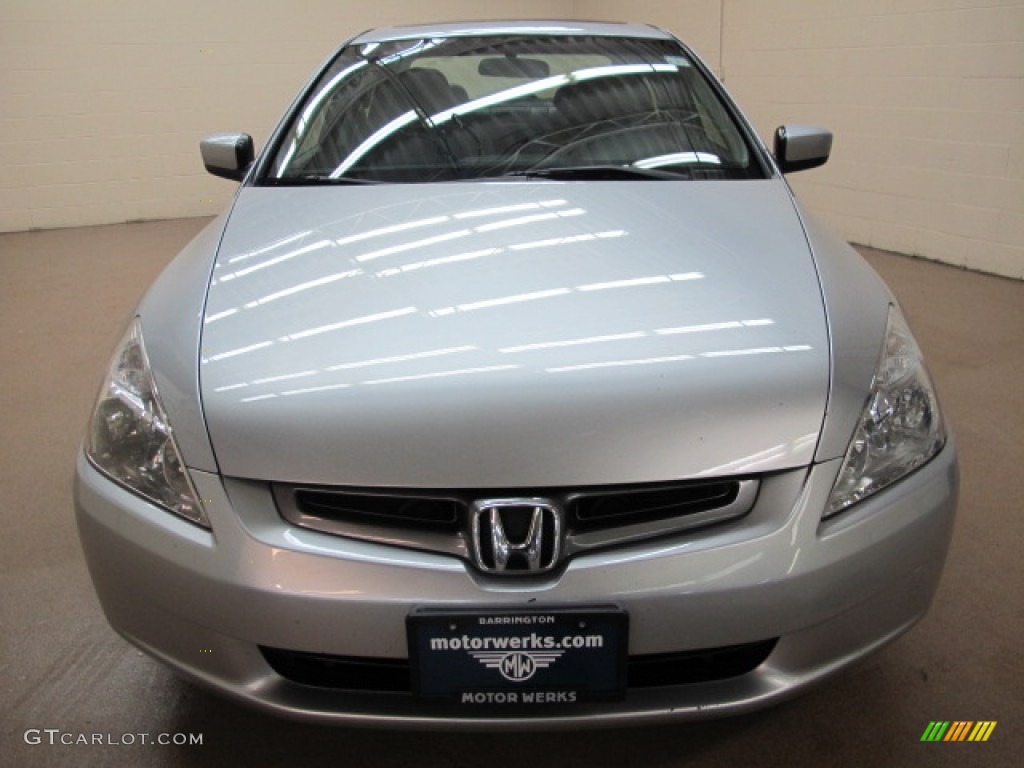 2003 Accord EX-L Sedan - Satin Silver Metallic / Black photo #2