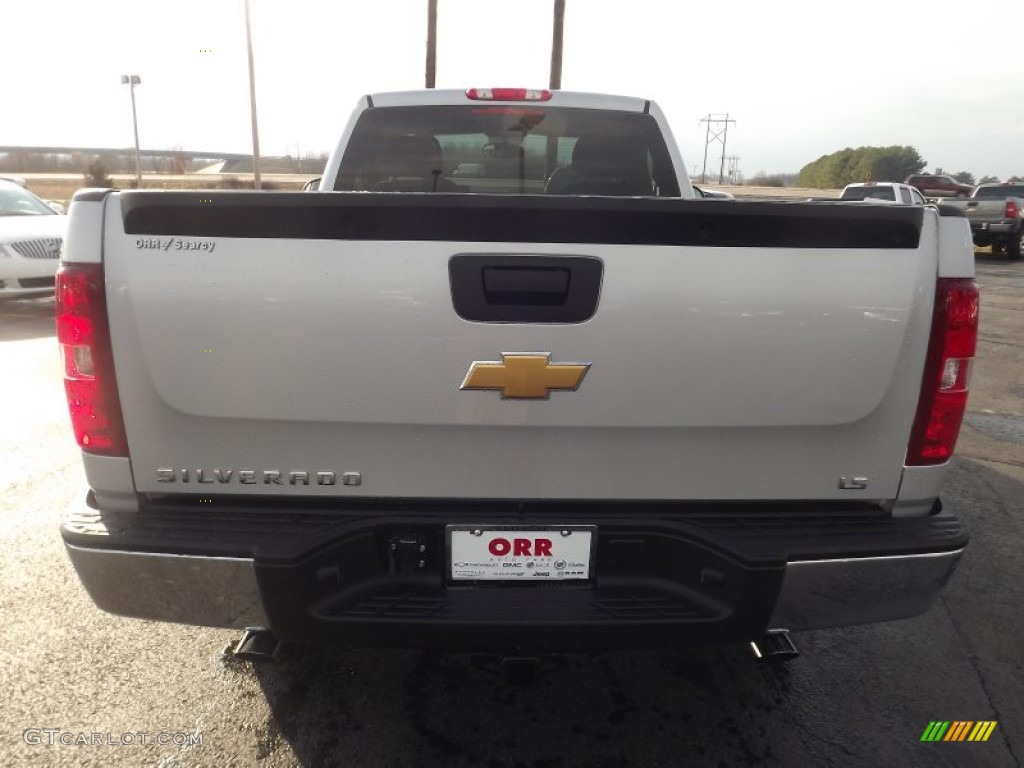 2012 Silverado 1500 LS Regular Cab - Silver Ice Metallic / Dark Titanium photo #6