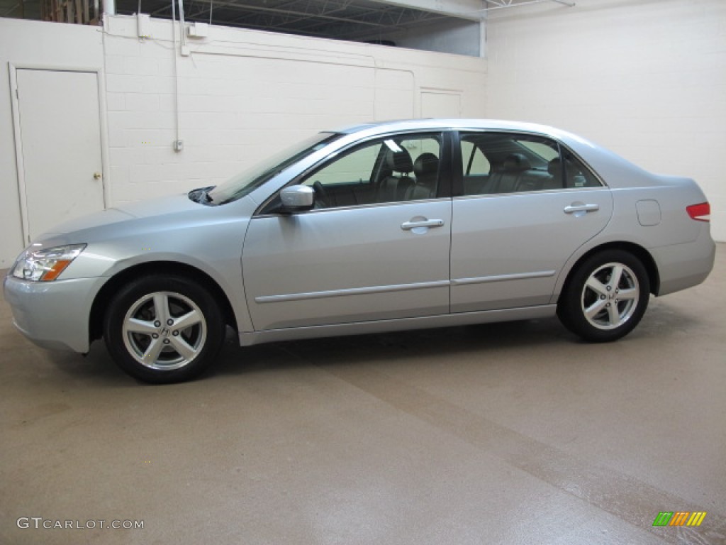 2003 Accord EX-L Sedan - Satin Silver Metallic / Black photo #4