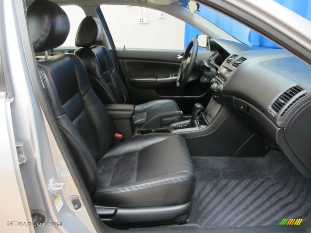 2003 Accord EX-L Sedan - Satin Silver Metallic / Black photo #14