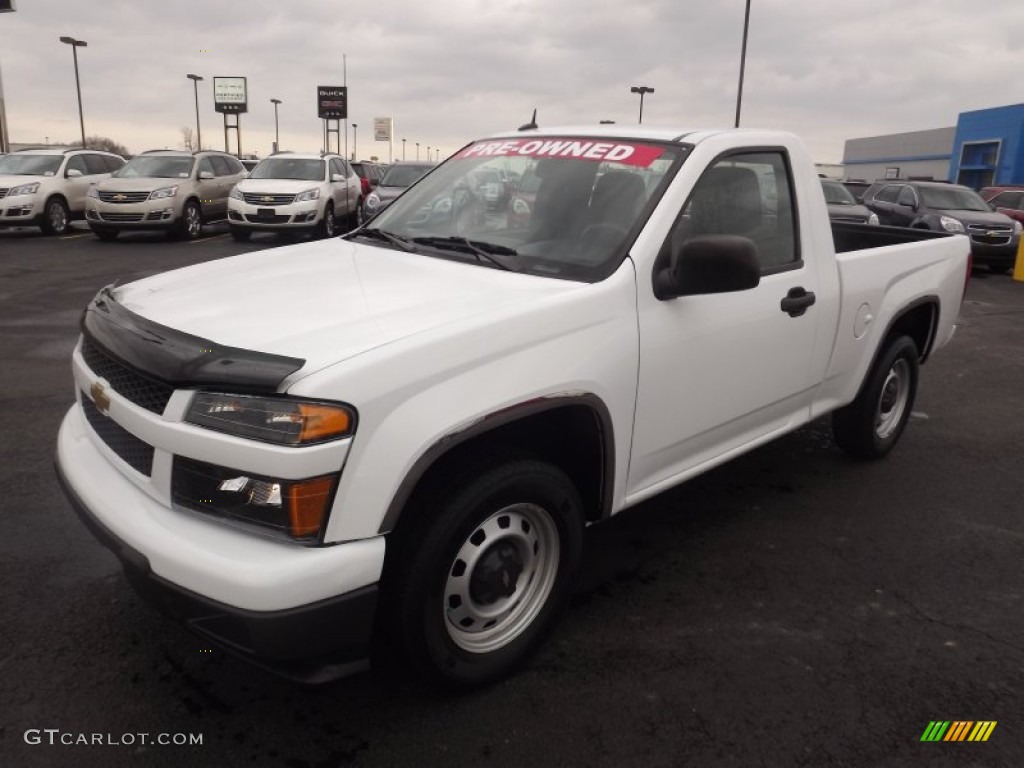 2011 Colorado Work Truck Regular Cab - Summit White / Ebony photo #1