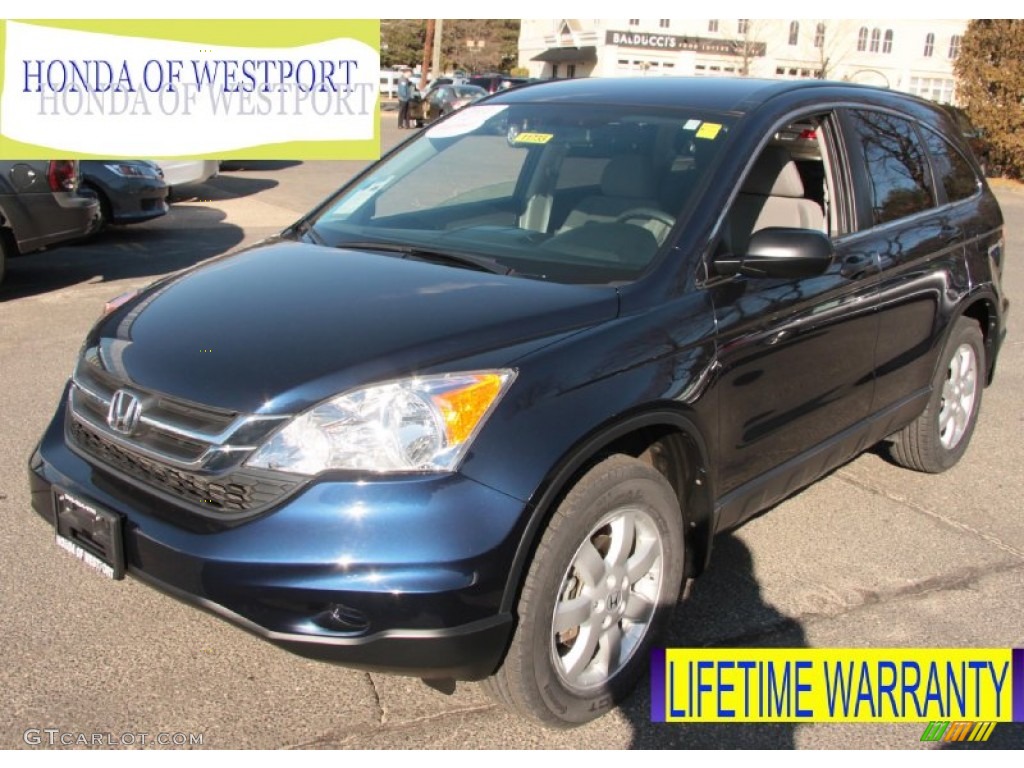 2011 CR-V SE 4WD - Royal Blue Pearl / Gray photo #1