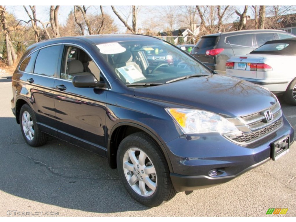 2011 CR-V SE 4WD - Royal Blue Pearl / Gray photo #3