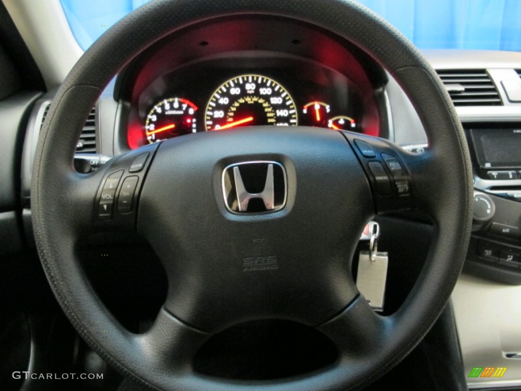 2003 Accord EX-L Sedan - Satin Silver Metallic / Black photo #28