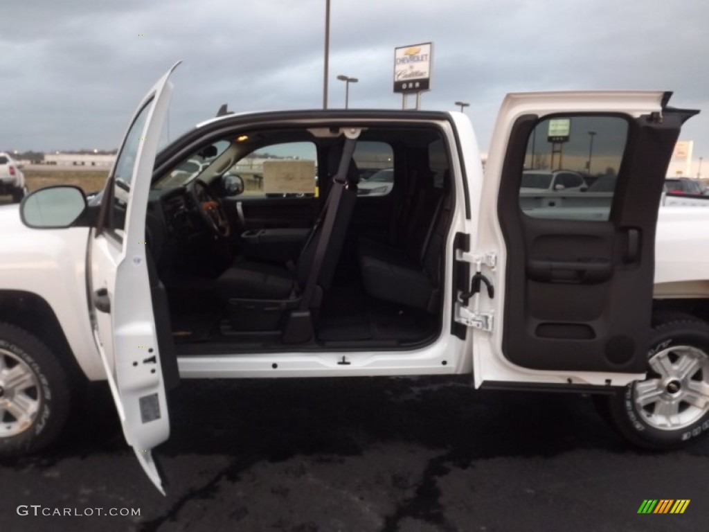 2013 Silverado 1500 LT Extended Cab 4x4 - Summit White / Ebony photo #9