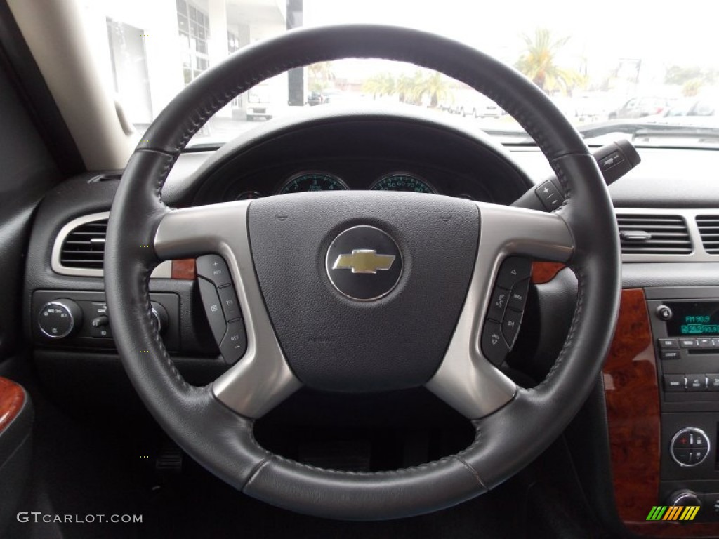 2011 Silverado 1500 LTZ Crew Cab 4x4 - Sheer Silver Metallic / Ebony photo #14