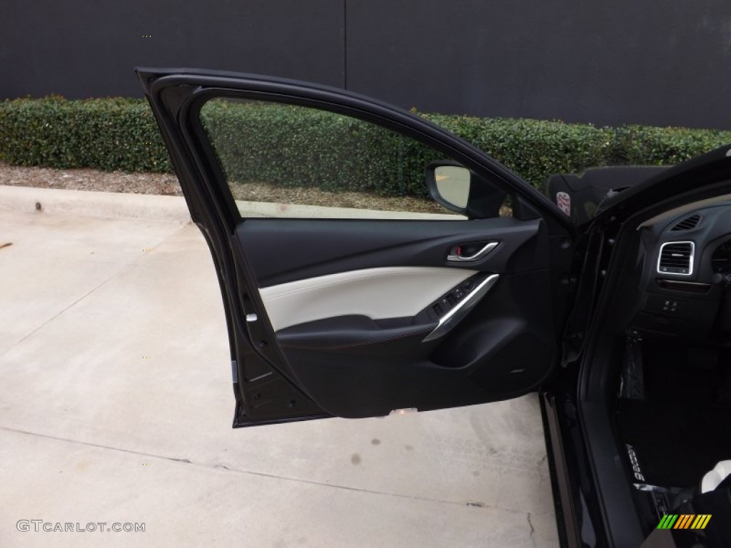 2014 Mazda MAZDA6 Grand Touring Sand Door Panel Photo #76480862