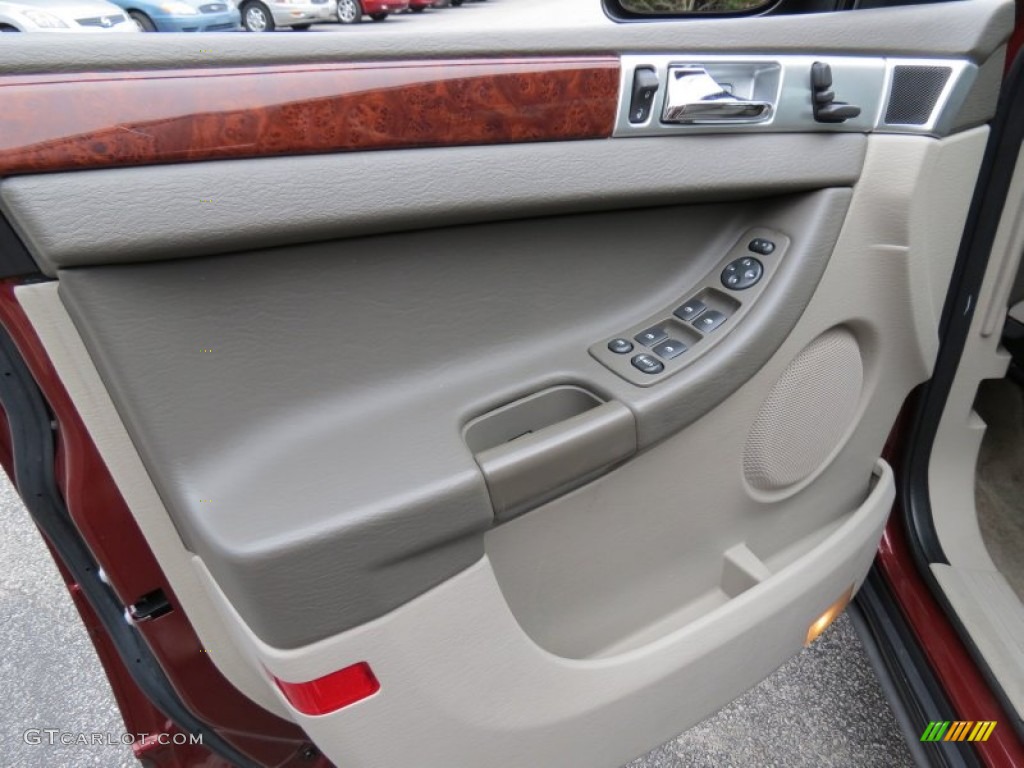 2007 Chrysler Pacifica Touring Dark Khaki/Light Graystone Door Panel Photo #76481494