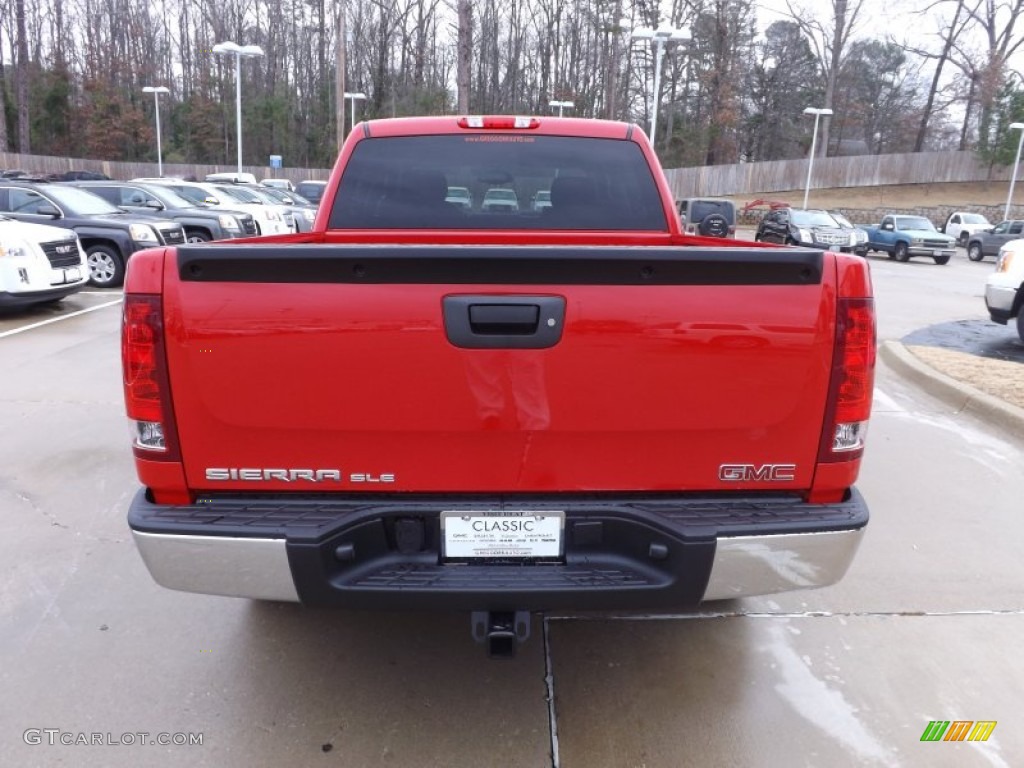 2013 Sierra 1500 SLE Crew Cab - Fire Red / Ebony photo #7