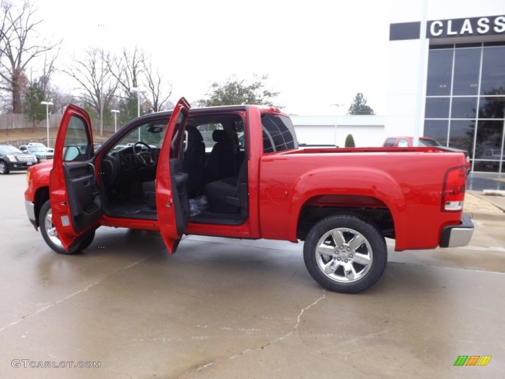 2013 Sierra 1500 SLE Crew Cab - Fire Red / Ebony photo #9