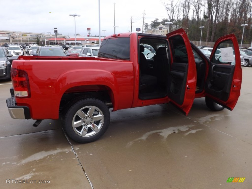 2013 Sierra 1500 SLE Crew Cab - Fire Red / Ebony photo #10