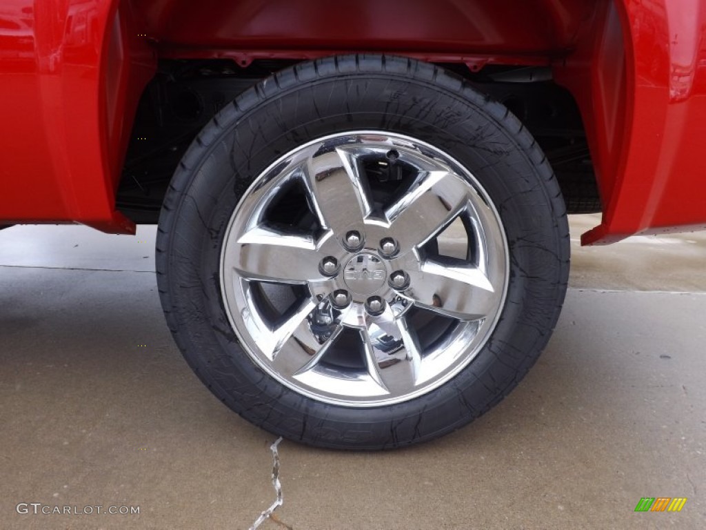 2013 Sierra 1500 SLE Crew Cab - Fire Red / Ebony photo #13