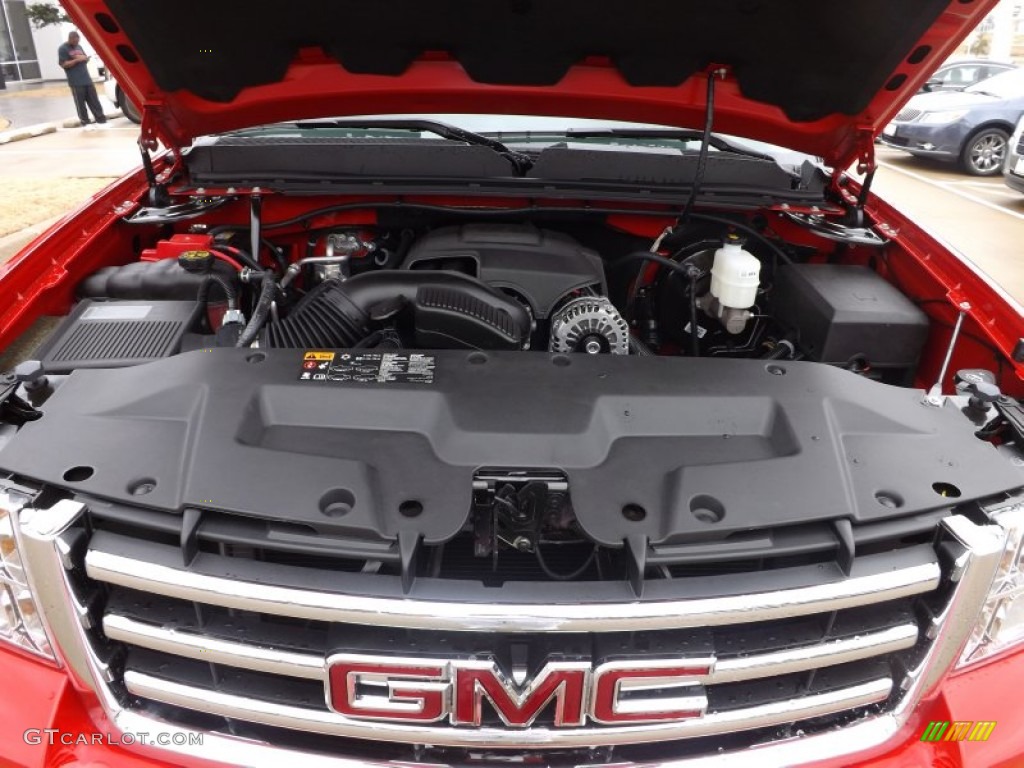 2013 Sierra 1500 SLE Crew Cab - Fire Red / Ebony photo #14