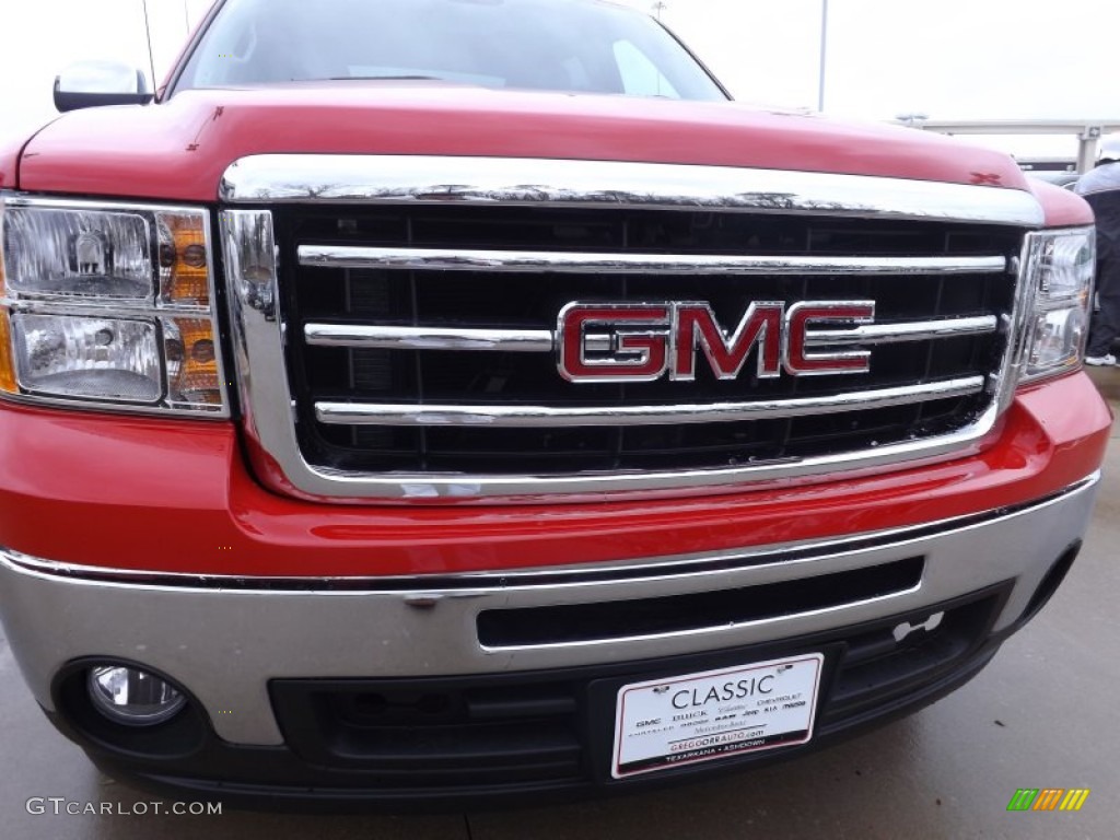 2013 Sierra 1500 SLE Crew Cab - Fire Red / Ebony photo #15