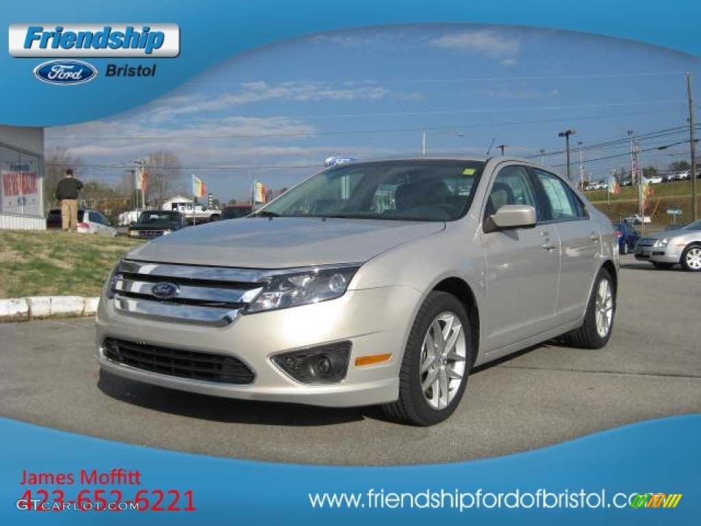 2010 Fusion SEL V6 - Smokestone Metallic / Camel photo #3