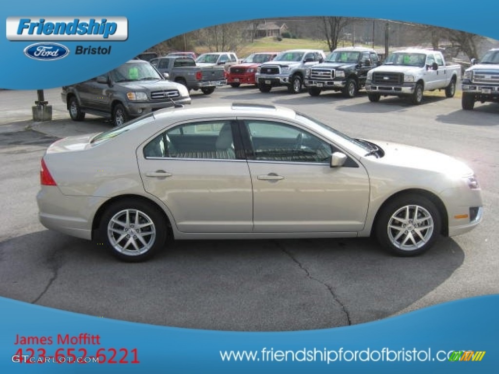 2010 Fusion SEL V6 - Smokestone Metallic / Camel photo #6