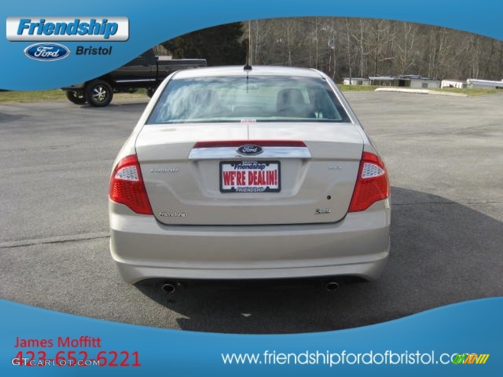 2010 Fusion SEL V6 - Smokestone Metallic / Camel photo #8