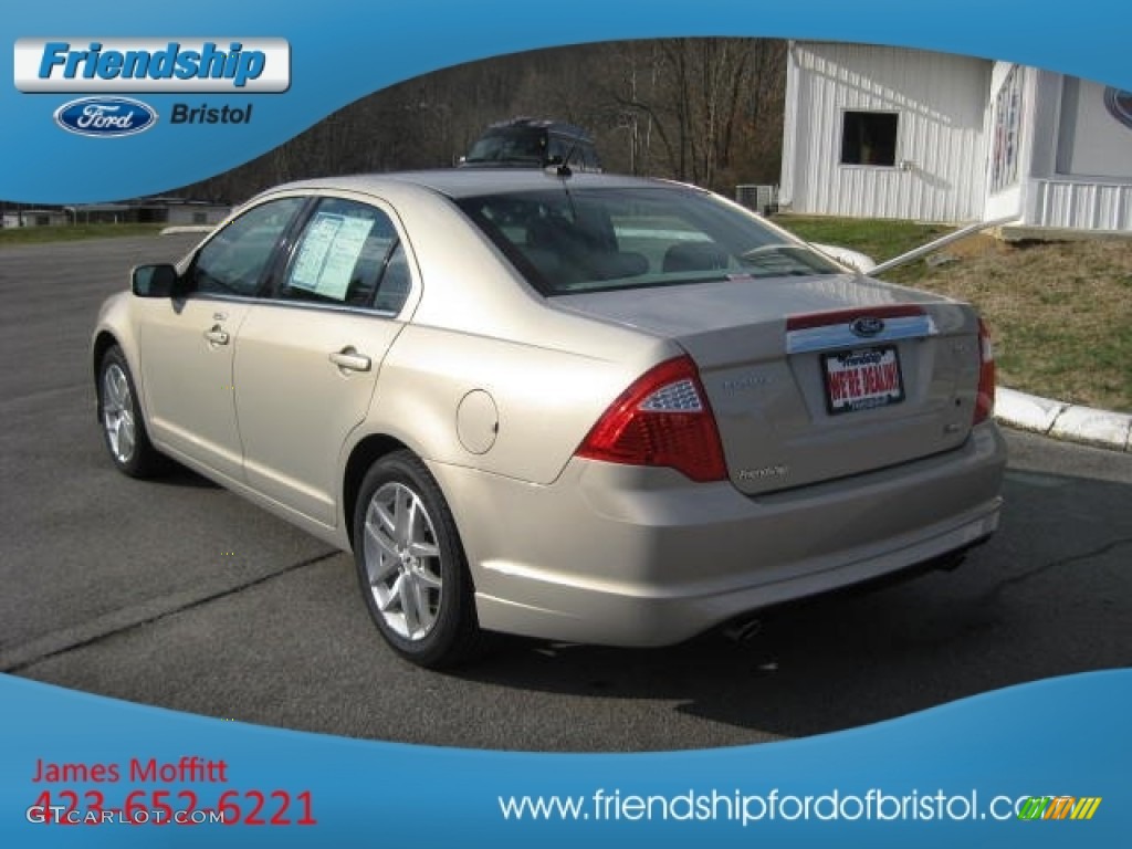 2010 Fusion SEL V6 - Smokestone Metallic / Camel photo #9