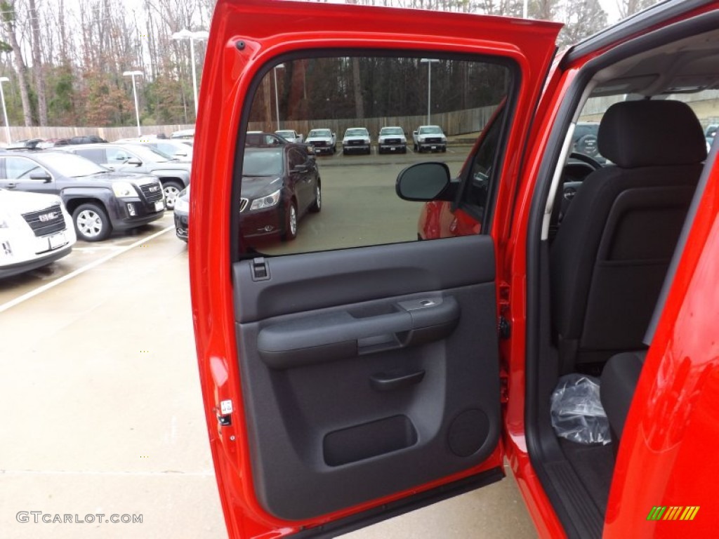2013 Sierra 1500 SLE Crew Cab - Fire Red / Ebony photo #36