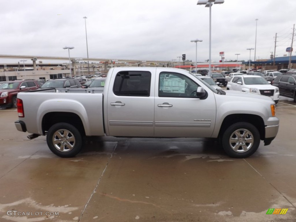 2013 Sierra 1500 SLT Crew Cab - Quicksilver Metallic / Ebony photo #5
