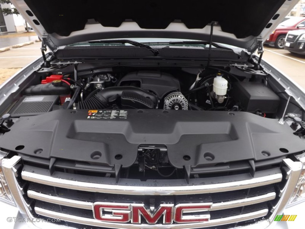 2013 Sierra 1500 SLT Crew Cab - Quicksilver Metallic / Ebony photo #13