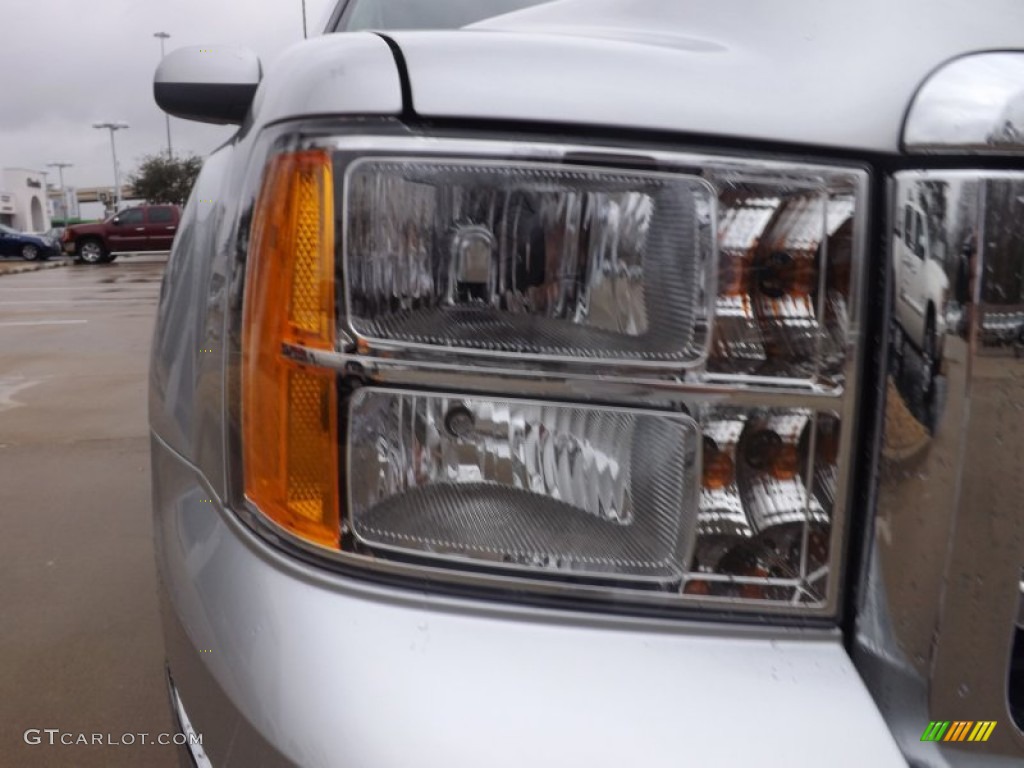 2013 Sierra 1500 SLT Crew Cab - Quicksilver Metallic / Ebony photo #15