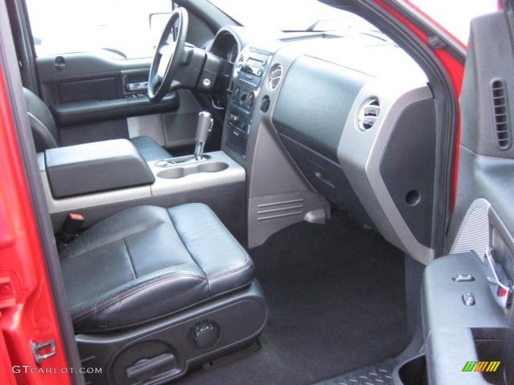 Black Interior 2007 Ford F150 FX2 Sport SuperCrew Photo #76483397