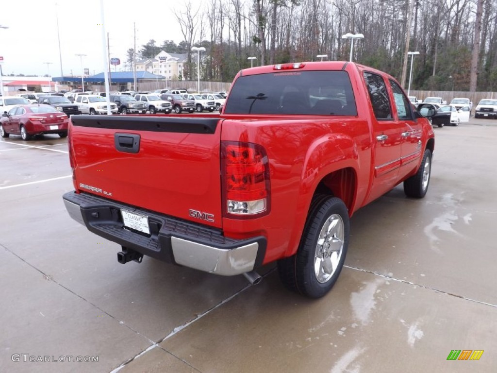 2013 Sierra 1500 SLE Crew Cab - Fire Red / Ebony photo #6