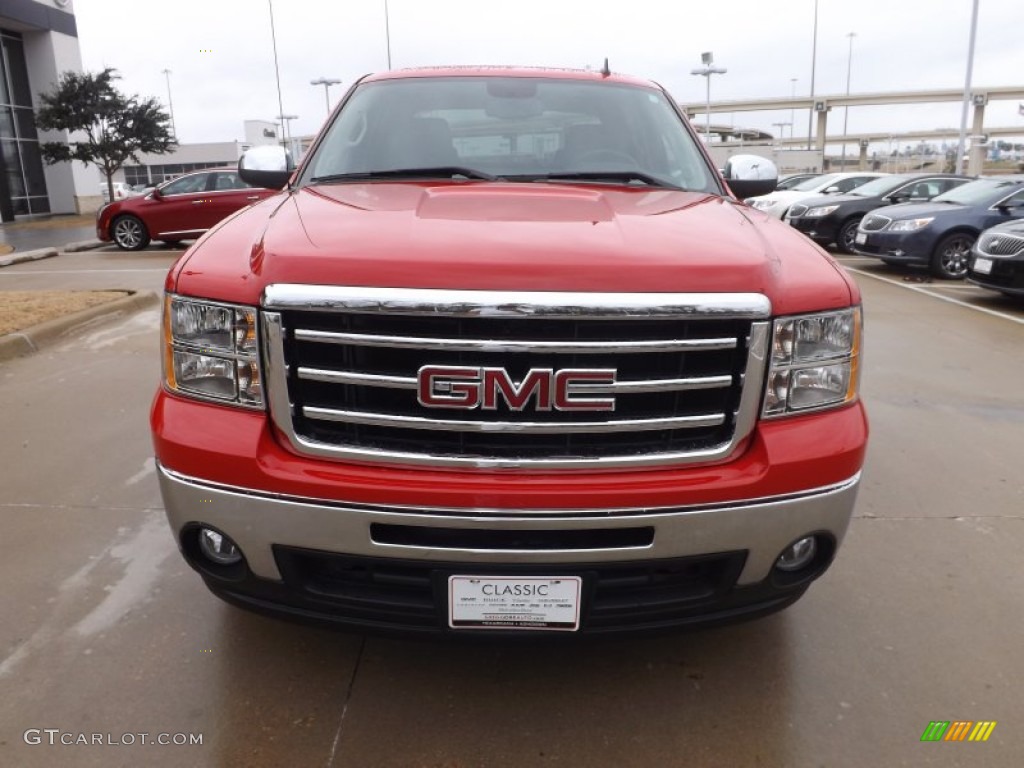 2013 Sierra 1500 SLE Crew Cab - Fire Red / Ebony photo #8
