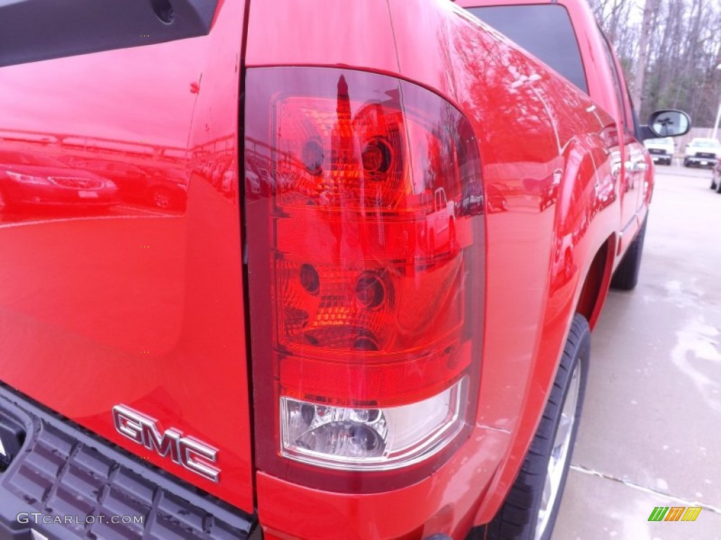 2013 Sierra 1500 SLE Crew Cab - Fire Red / Ebony photo #10