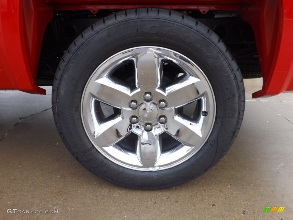 2013 Sierra 1500 SLE Crew Cab - Fire Red / Ebony photo #14