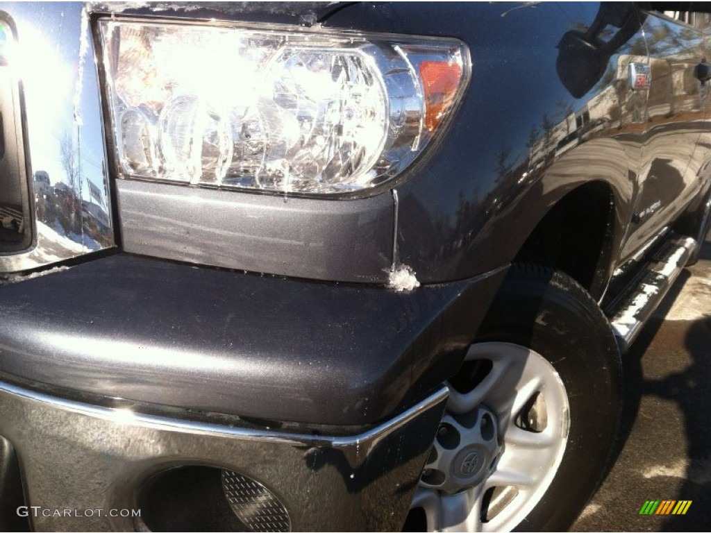 2010 Tundra Double Cab 4x4 - Slate Gray Metallic / Graphite Gray photo #7