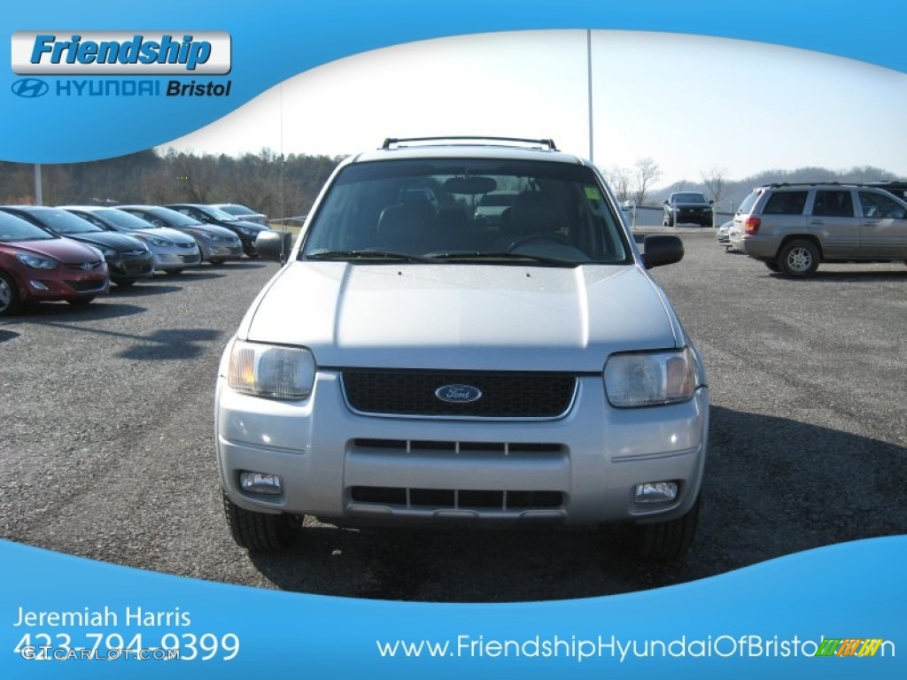 2004 Escape Limited 4WD - Satin Silver Metallic / Medium/Dark Pebble photo #4