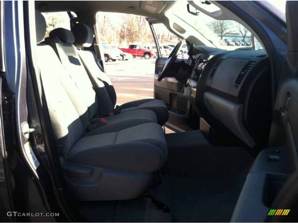 2010 Tundra Double Cab 4x4 - Slate Gray Metallic / Graphite Gray photo #18