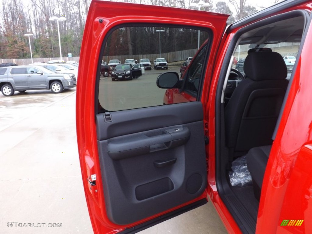 2013 Sierra 1500 SLE Crew Cab - Fire Red / Ebony photo #32