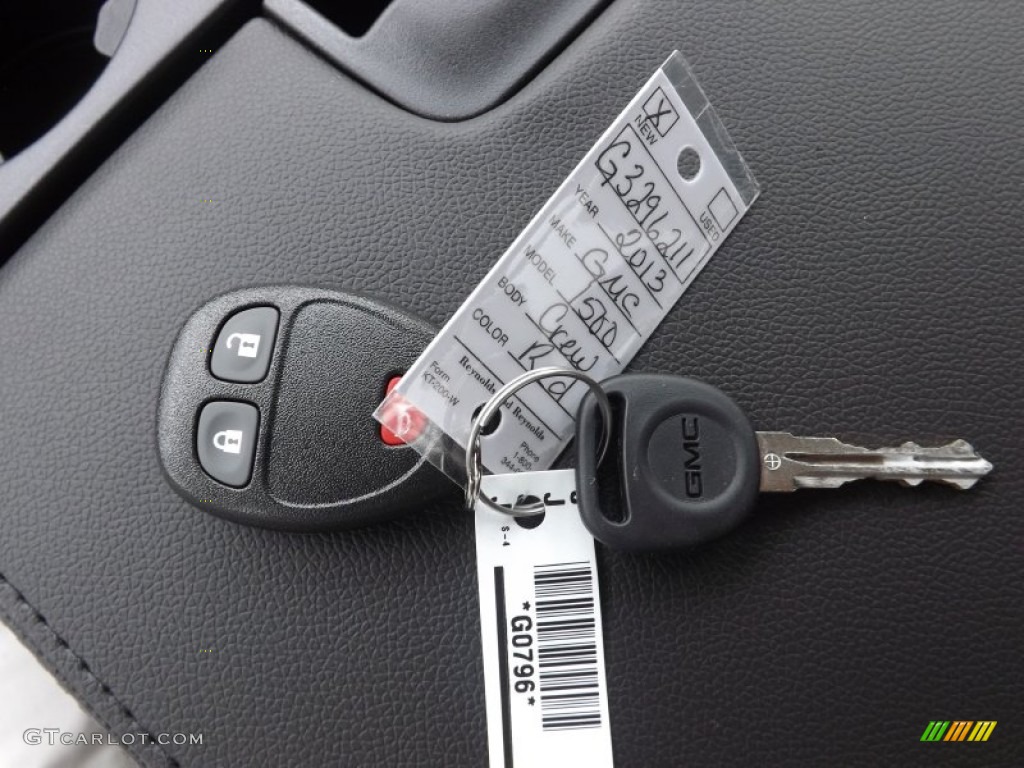 2013 Sierra 1500 SLE Crew Cab - Fire Red / Ebony photo #35