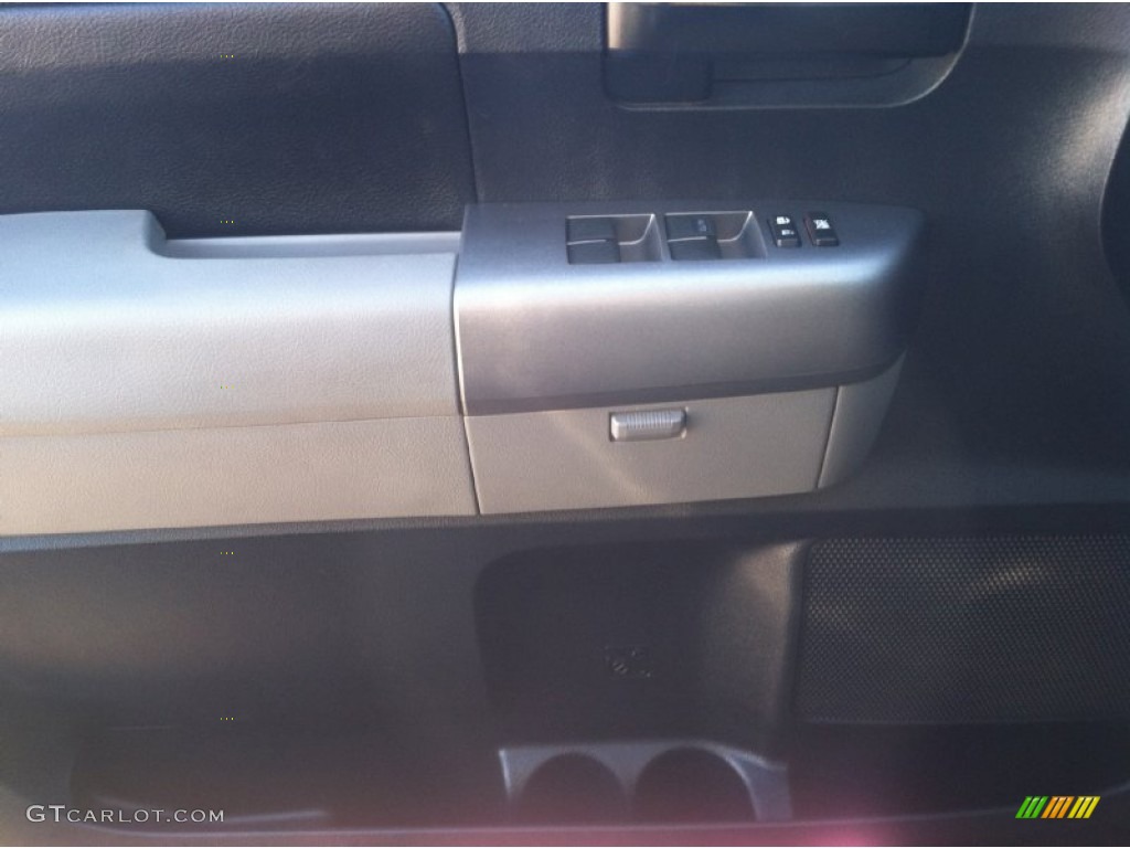 2010 Tundra Double Cab 4x4 - Slate Gray Metallic / Graphite Gray photo #33