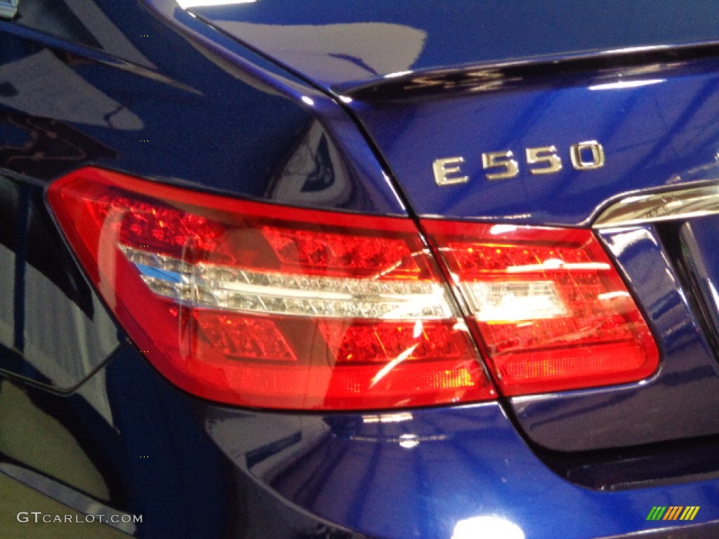 2011 E 550 Coupe - designo Mystic Blue / Black photo #6