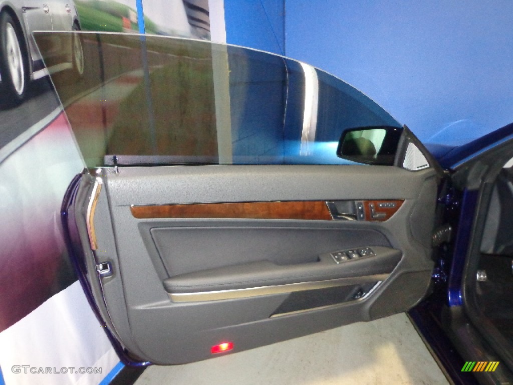 2011 Mercedes-Benz E 550 Coupe Black Door Panel Photo #76485299