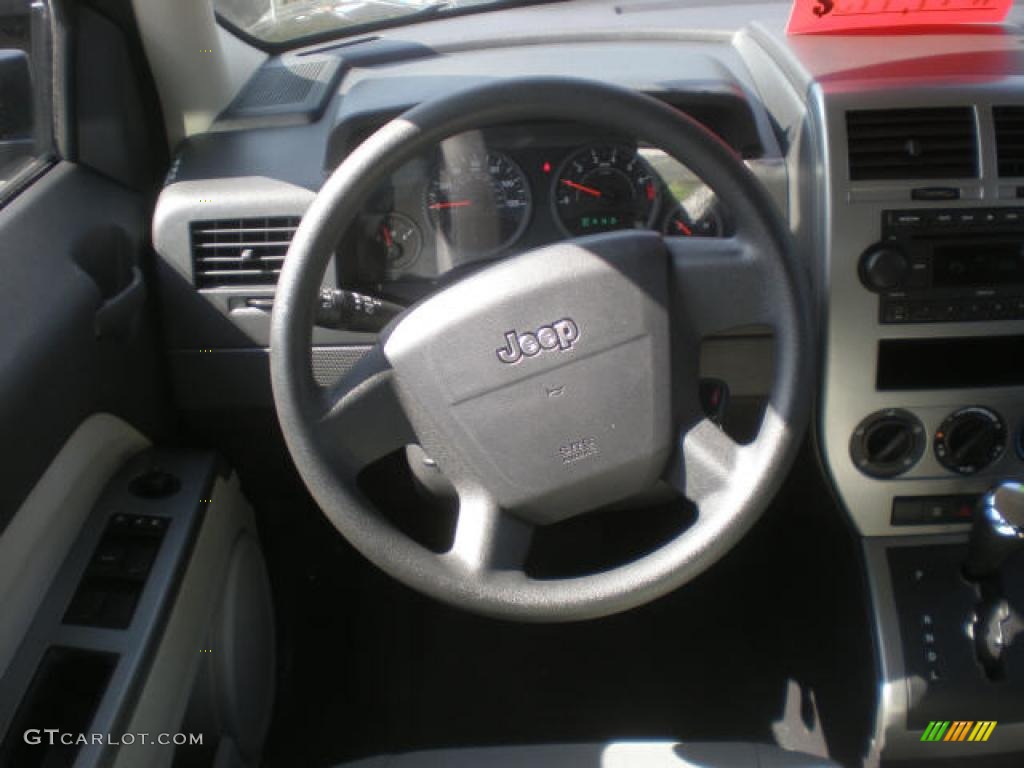 2007 Patriot Sport 4x4 - Black Clearcoat / Pastel Slate Gray photo #6