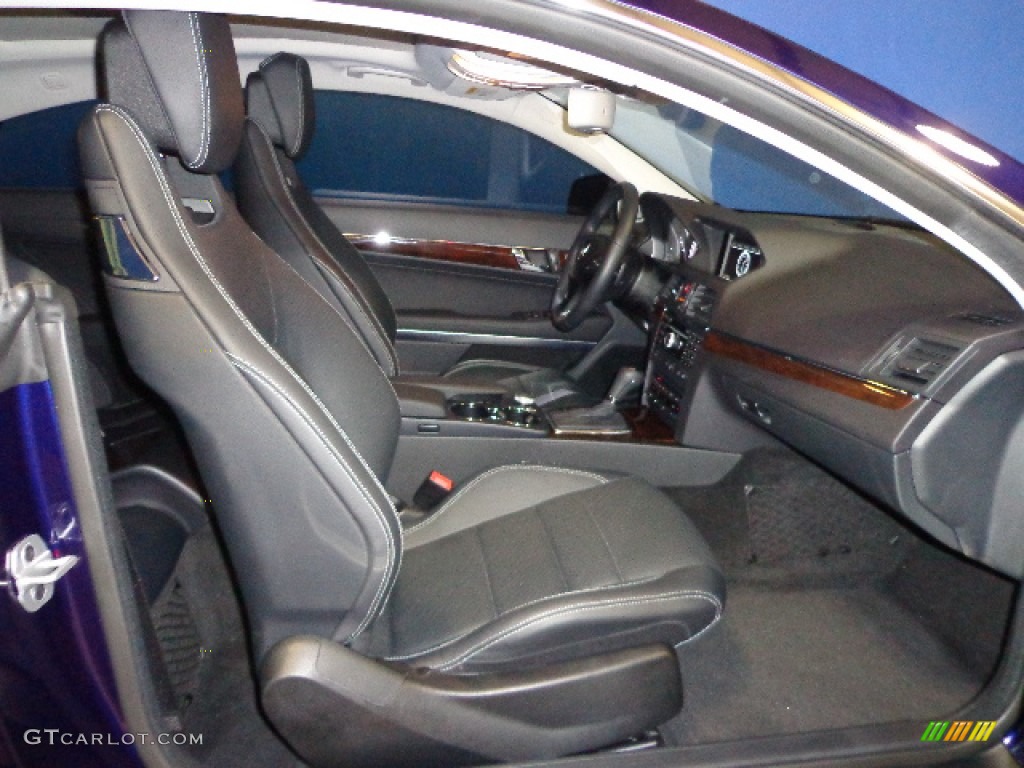 2011 E 550 Coupe - designo Mystic Blue / Black photo #31